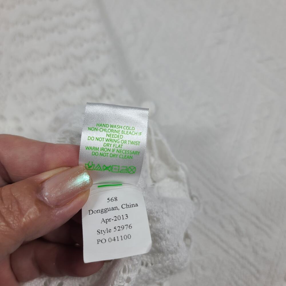 Lilly Pulitzer white Athena resort crochet dress Size Small resort wear preppy - Picture 10 of 12